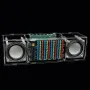 DIY Bluetooth Speaker Kit WK-56-90 LED Music Spectrum 3W Dual Channel MH-M18 Amplifier Acrylic Housing DC5V Soldering Practice Portable Wireless Audio System