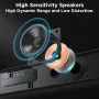 Hiwill D21 180W Dolby 2.1 Surround Sound System bluetooth Soundbar with 5.25'' Subwoofer Deep Bass Adjustable Bass&Treble 3EQ Modes Support ARC OPT AUX Wired Playback Desktop Soundbar Home Theater