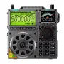HanRongDa HRD-C919 Multi-band Radio AIR FM MW SW Shortwave VHF UHF WB Portable bluetooth Speaker Aviation Band Radio Receiver 5000mAh Battery Supports TF Card AUX