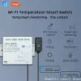 Tuya 7-32V 4CH WiFi Smart Relay Switch With Temperature Humidity Sensor Passive Dry Contact Switch RF433 with Alexa Google Home