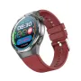 ET456 1.56inch AMOLED Display ECG Intelligent Micro Physical Examination NFC Voice Assistant bluetooth Call Heart Rate Blood Pressure SpO2 Monitor Sleep Monitoring Menstrual Tracking Respiratory Training Metto Call IP68 Waterproof Smart Watch
