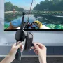 JYS JYS-NS2285 Switch2 Fishing Rod Joy-Con Compatible Rotary Wheel Realistic Fishing ZR Quick Reel Button Interchangeable Design Reinforced Shaft Secure Storage Immersive Gaming Accessory