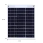 Flexible Solar Panel 13W Portable Solar Charger Dual USB 5V Grade A Polycrystalline Silicon Lightweight Solar Charging Pad for Outdoor Low Power Devices Emergency Lighting