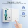 Smatrul Tuya Smart Zigbe 10G Motion Sensor Radar Switch Single Live Wire/Neutral Live Wire APP Remote Control Human Motion Detection Alarm No Required Voice Control