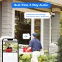 Hiseeu PK-4YHD985 5MP WiFi IP Camera AI Human Tracking Two-Way Audio Spotlight Alarm 270° Pan 90° Tilt IP66 Waterproof PoE Indoor Outdoor Security System EU Plug