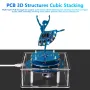DC 5V Rotating Music Box Ballet Girl Circuit Board Production Soldering Practice Parts DIY Electronic Kit