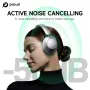 Picun F6 Wireless bluetooth Headset ANC Headphone -50dB Active Noise Cancelling 45mm Dynamic Drivers 120H Playtime Low Gaming Latency AUX Wired Headphones with Mic