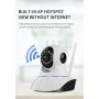 1080P Home Security Wireless Wifi Camera Camera Baby Monitor Pan Tilt Remote Control Two Way Audio Night Vision CCTV