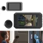 N9S 3.97in LCD Screen Visual Doorbell Digital Magic Eye Electronic Viewfinder Night Vision Safety Door Viewer Photo Recording Door Peephole Camera