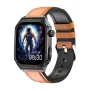 ET280 2.04inch AMOLED Display bluetooth Call ECG Function Uric Acid Blood Lipids Blood Glucose Testing Heart Rate Blood Pressure Blood Oxygen Monitor Sleep Monitoring SOS Emergency Call Multi-sport Modes Music Playback IP68 Waterproof Smart Watch