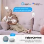 Brazil Standard Tuya Zigbee3.0 Smart Wall Light Switch with Socket 4X2 Glass Panel Light Switch Smart Life Voice Control Via Alexa Google Home