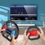 SU-8 Steering Wheel Handheld Game Console 3.5 Inch IPS Screen 999 Classic Games TV Output 1200mAh Battery Retro Portable Gaming Device Support Dual Player Video Game Player Console