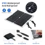 Solar Panel Fan Kit 12W Weatherproof IP65 16V DC Fan Ventilation for Chicken Coops Greenhouses Sheds Pet Houses