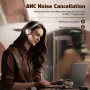 Weofly Nova bluetooth 5.4 Headset Wireless Headphone ANC ENC Noise Cancelling 40mm Dynamic Driver 58H Playback Hands-free Call Portable On-ear Headphones