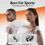 Weofly OutFits Open-ear Earbuds Wireless Bluetooth 5.4 Earphone 18mm Large Dynamic Driver Deep Bass 21H Playback Earhooks Sports Headphones