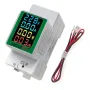 Peacefair® PZEM-008 Din Rail Electricity Digital Power Energy Meter Watt Kwh Wattmeter Monitor Ammeter Voltmeter AC 50-300V 100A