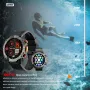 Montre connectée LOKMAT ZEUS 3 PRO, écran HD de 1,39 pouce, Bluetooth, notification d'appel, fréquence cardiaque, oxygène dans le sang, pression artérielle, sports de plein air, étanche à 50 m