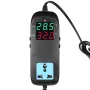 MH-2000 Termostato elettronico AC 90-250V con display digitale a LED, regolatore di temperatura per allevamento, termostato a termocoppia con presa