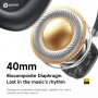 PICUN F5 ANC Headset Bluetooth-hörlurar - 25dB Aktiv brusreducering 40 mm stora element HiFi-stereo AAC-ljud Hörlurar med låg spelfördröjning och mikrofon
