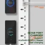 LDNIO SC5319 2500W Power Strip 5AC+2A+1C Universal Electronic Socket Adapter with 2M Extension Cord Plug Adapter EU Standard