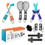 JYS JYS-NS2277 Switch2 12-in-1 Motion Sports Accessories Set Golf Tennis Badminton Sword Joy-Con Compatible Immersive Gaming Bundle