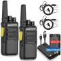 2pcs Baofeng BF-V12D GMSK Digital Analog Walkie Talkie 1-10KM Long Range 16CH Encrypted Call Noise Reduction HD Type-C Charging 1500mAh Battery Two-way Radio