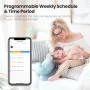TRV06 Tuya Smart Zigbee3.0 Thermostat Radiator Valve Actuator Smart TRV Programmable Temperature Controller Voice Control with Alexa Google Home