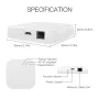 Moes Tuya Zigbe Smart Gateway Smart Home Bridge Hub Support Voice Control Security Alarm Integration Work With Alexa Google