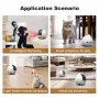 SriHome DH013 4MP HD Smart Pet Camera WiFi Mobile Robot with AI Tracking Auto Recharge 10000mAh Battery Night Vision Two Way Audio for Monitoring and Playing with Pets