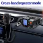 WOUXUN KG-M70 25W Mobile Walkie Talkie VUF UHF Cross-Band Repeater Dual Band Long Range 999CH High Power Car Radio Station with Microphone