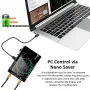 PORTXVNSA NanoVNA Plus 50KHz-2.7GHz Vector Network Analyzer 80dB Dynamic Range Touch Screen Antenna Testing VNA SWR MF HF VHF UHF