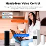 Tuya WiFi/Zigbee Door Window Sensor 130DB Sound Light Alarm Wireless Door Detector SmartLife APP Voice Control with Alexa Google Assistant