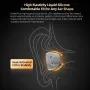 KZ LS01 Eartips Crystal-Clear Liquid Silicone Earplugs S/M/L Size 3 Pairs High Soft Comfort Eartips