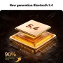 Monster AC322 TWS Earbuds Wireless bluetooth 5.4 Earphone 14.2mm Speaker ENC Call Noise Cancelling 36H Playback IPX5 Waterproof Earhooks Sports Headphones