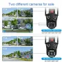WQJ839P-PW-4 10K UHD Three Screen Wifi Surveillance Camera 20X Optical Zoom Outdoor PTZ Color Night Vision Human Detection Two-way Audio IP66 Waterproof IP CCTV Security Camera