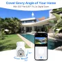 Hiseeu 8WK-4HD403 3MP Wireless WiFi CCTV Video Surveillance Camera System Outdoor Audio Street Security Protection IP Kit Hiseeu Motion Alarm
