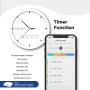 Moes Tuya Zigbe WiFi TRV Smart Thermostatic Radiator Valve APP Remote Temperature Controller Timing Function Voice Control with Alexa Google Home