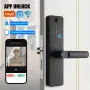 WF-X8 Smart Lock Fingerprint Password Card Key Unlock Tuya WiFi 9 Languages Keyless Entry Digital Door Lock