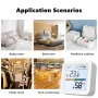 Tuya WiFi/Zigbee Smart Home Temperature Humidity Sensor with Backlight Hygrometer Thermometer Monitoring Sensor Support Alexa Google Home APP Control