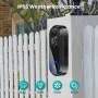 W5 2.4G/5G Tuya WiFi Video Doorbell HD 1080P Camera Wireless Smart Intercom Camera Night Vision Two-way Talk IP65 Waterproof 9000mAh Battery Visual Doorbell