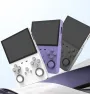 L35 128G Open Source Handheld Gaming Console 3.5-inch IPS Screen RK3326 Quad-core Built-in 20000+ Games Dual 360° Joysticks Video Game Player 3000mAh Rechargeable Built-in Speaker Support 3.5mm Stereo Earphone