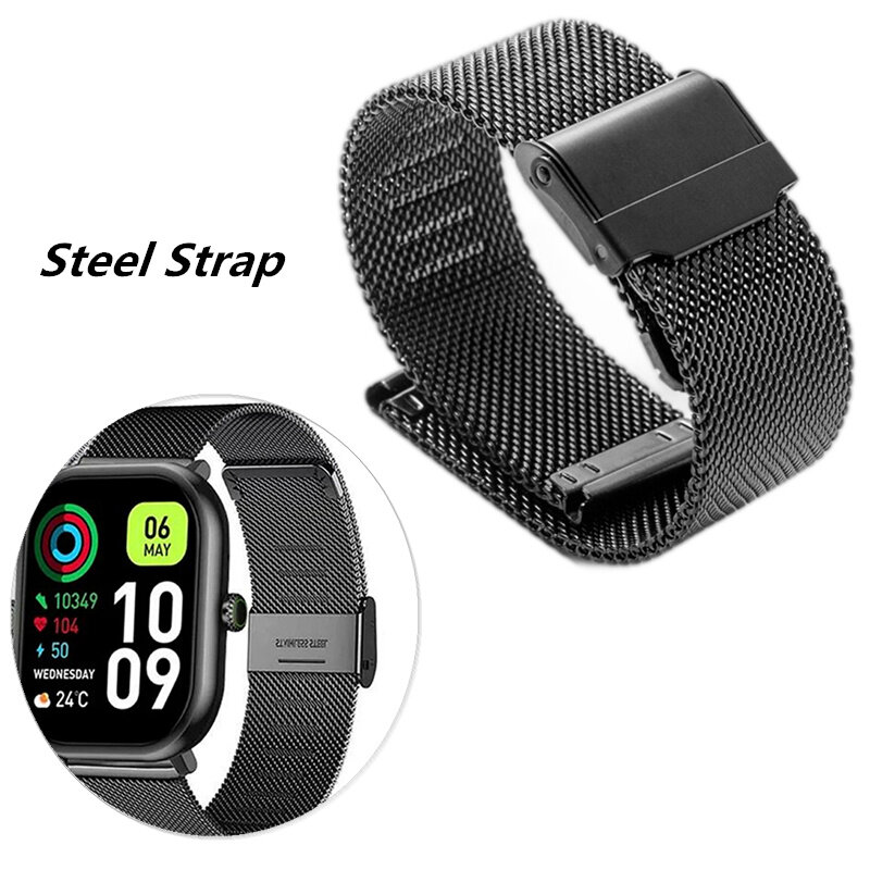 Black Steel Replacement Strap(Watch not included)