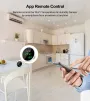 Tuya WiFi Temperature Humidity Sensor Smart Home Automation Voice Control Real Time Sensor USB Powered Supply with Amazon Alexa Google Home Asistant