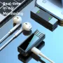 J68 1-to-2 2.4G Wireless Lavalier Microphone with Receiver DSP Noise Reduction Lapel Mic with Charging Case