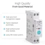 Tongou Tuya DC WIFI Smart Circuit Breaker 1P 63A DIN Rail for Smart Home Wireless Remote Control Switch Voice Control with Alexa Google Assistant