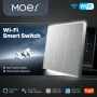 MOES Tuya WiFi Star Feather Series Smart Touch Switch With Neutral Light Scene 1-4 Gang 2in1 APP Remote Control Voice Control with Alexa Google Home