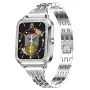 i68 1.59-inch HD Screen bluetooth Call Heart Rate Blood Pressure Blood Oxygen Monitor Sleep Monitoring Multi-sport Modes Music Playback IP67 Waterproof Smart Watch
