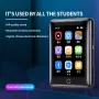 Portable 64GB 3.0'' MP3 Music Player BT5.0 Full Screen External Playback Sport HIFI Music Player MP3 Play Recorder E-book