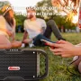 Cyboris Motor Boom X10 120W bluetooth Speaker Four Speakers Dual Bass Diaphragm Hands-free Calls CSB 10000mAh IPX6 Waterproof 3.5mm Audio TF Card Outdoors Wireless Subwoofer