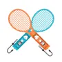 JYS JYS-NS2266 Switch2 Tennis Racket Grips Left and Right Dual Handles Mario Game Tennis Rackets Game Cards Stoage Compatible Joy-Con Realistic Gameplay Immersive Sports Accessory